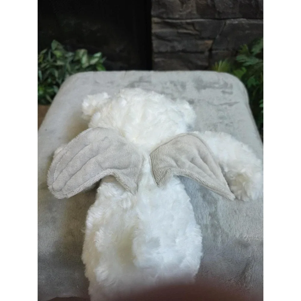 Demdaco Plush Teddy Bear Lift The Spirit Plush White Bear With Cross & Wings